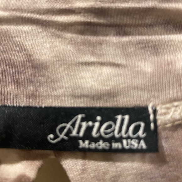 Size L brown and cream tie dye wrap sweater - Picture 4 of 14